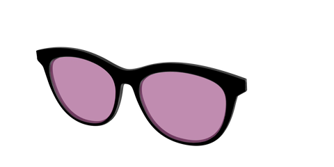 The Black with Pink Racquet Sport Lens