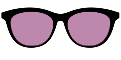 The Black with Pink Racquet Sport Lens