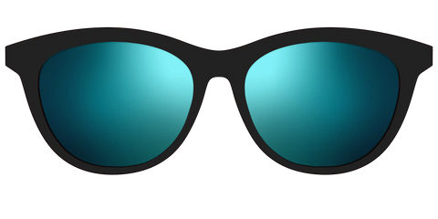 The Polarized Blue Reflective Sun Top