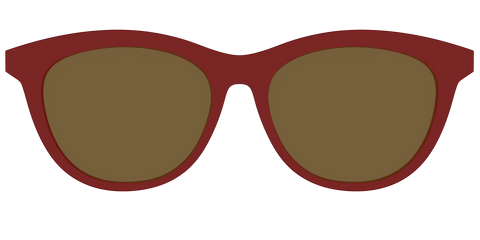 The Polarized Burgundy Sun Top