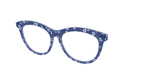 The Denim Heart Glitter Crystal