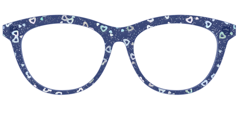 The Denim Heart Glitter Crystal