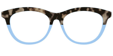 The Denim Tortoise Crystal Split