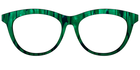The Emerald Moire Stripes