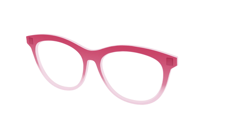 The Flamingo to Blush Gradient Crystal