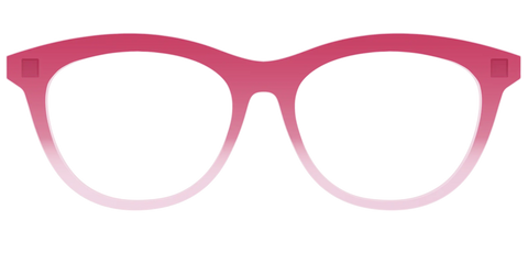 The Flamingo to Blush Gradient Crystal