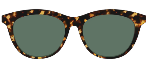 The Non-Polarized Green Tortoise Sun Top