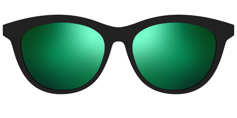 The Polarized Green Reflective Sun Top