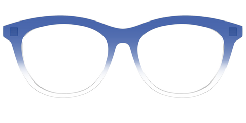 The Indigo Gradient Crystal