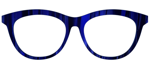 The Indigo Moire Stripes