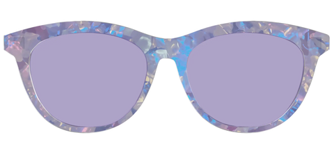 The Lavender Pearl Tort With Celestial Purple Lens