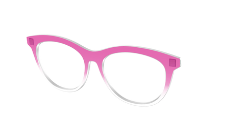 The Magenta Gradient Crystal