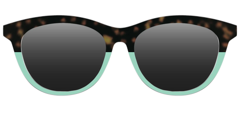 The Polarized Matcha Split Sun Top