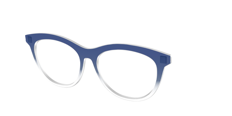 The Navy Gradient Crystal