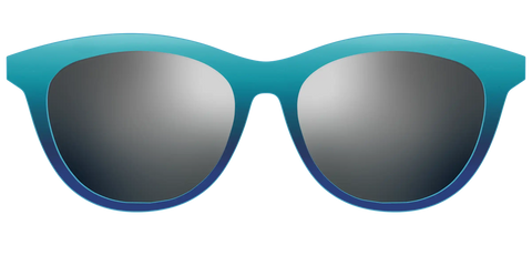 The Polarized Ocean Blue Sun Top
