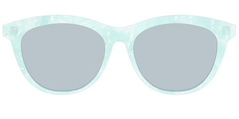 The Oceanic Pearl with Slate Blue Lens