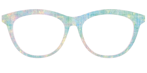 The Pastel Gradient with Holographic Hatching