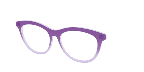 The Plum to Lilac Gradient Crystal
