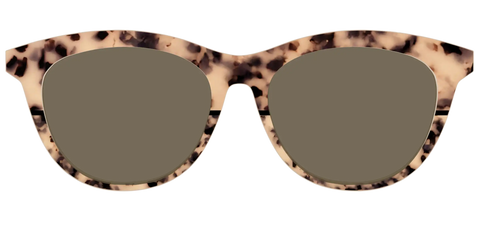 The Polarized Bisque Tortoise Split Sun Top
