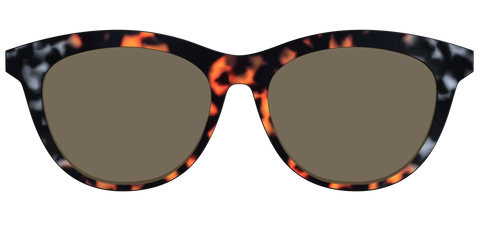 The Polarized Gray & Amber Tortoise Sun Top