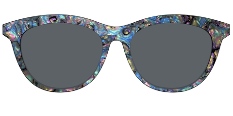 The Polarized Midnight Abalone Sun Top