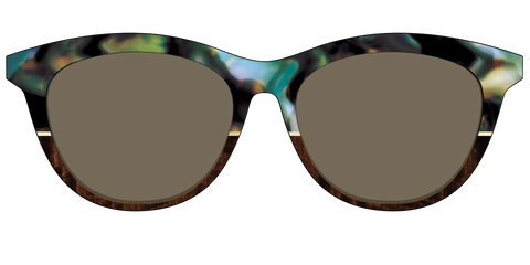 The Polarized Mirage Split with Gold Foil Sun Top