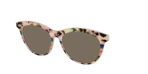 The Polarized Prism Split Tortoise Sun Top