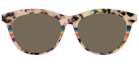 The Polarized Prism Split Tortoise Sun Top
