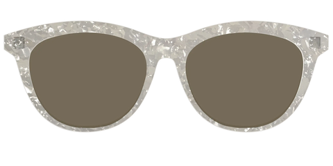 The Polarized White Quartz Pearl Sun Top