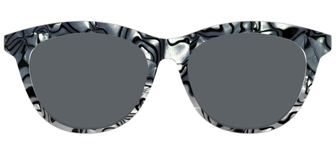 The Polarized Zebra Pearl Split Sun Top