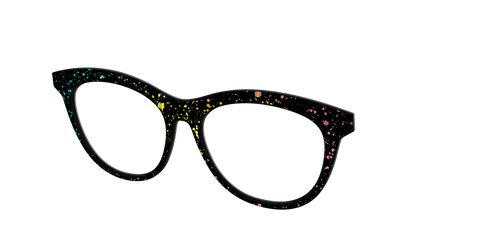The Rainbow Foil Splatter