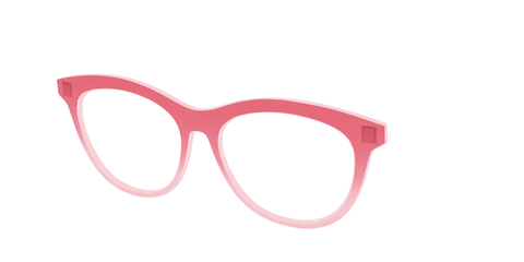 The Red to Coral Gradient Crystal