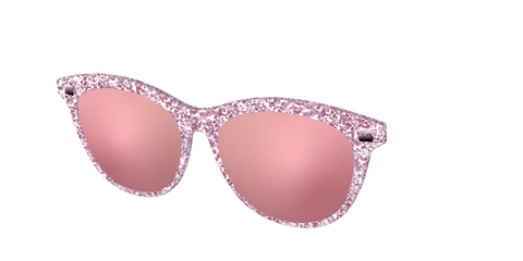 The Polarized Rose Gold Sparkle Sun Top