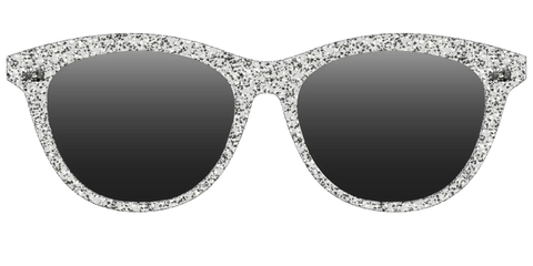 The Polarized Silver Sparkle Sun Top