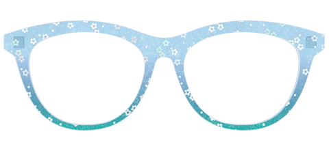 The Sky Blue Crystal with Daisy Glitter