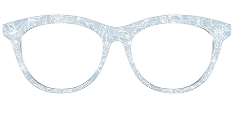 The Something Blue Floral Lace