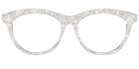 The Taupe Floral Lace