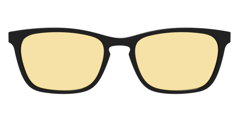 The Black With Citrine Yellow Lens
