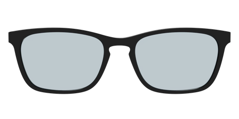 The Black With Slate Blue Lens