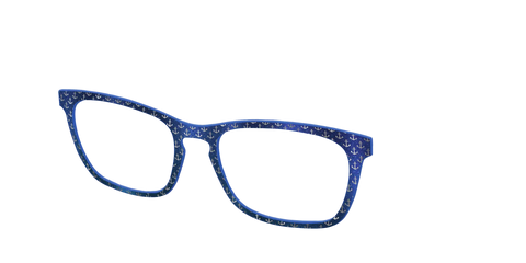 The Blue Shimmer with Silver Foil Anchors