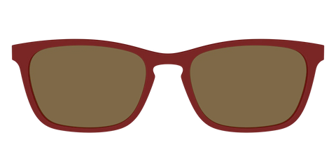 The Polarized Burgundy Sun Top