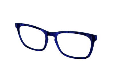 The Indigo Moire Stripes