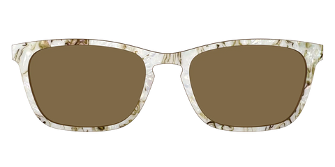 The Polarized Ivory Sand Pearl Shell Sun Top