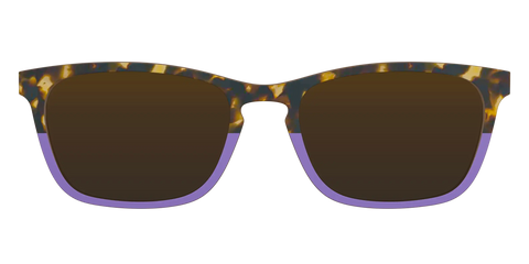 The Polarized Lavender Tortoise Split Sun Top