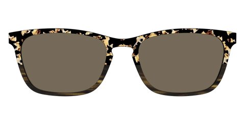 The Polarized Caramel Tortoise Horn Split Sun Top