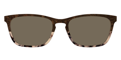 The Polarized Dark Oak Tortoise Split Sun Top