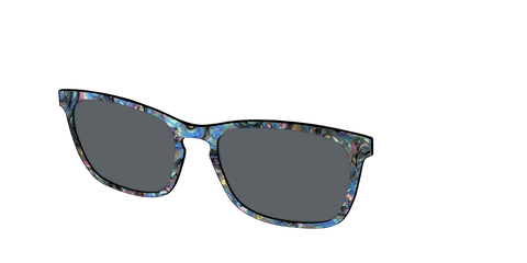 The Polarized Midnight Abalone Sun Top
