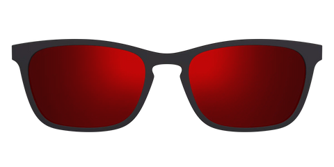 The Polarized Red Reflective Sun Top