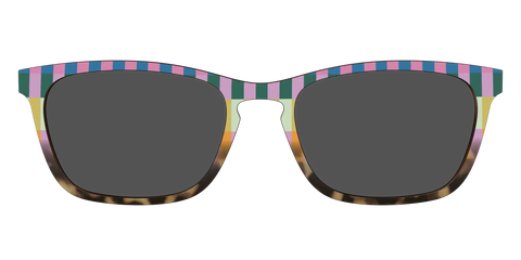 The Polarized Summer Stripes Tortoise Sun Top