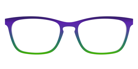 The Ultra Violet to Bright Green Gradient